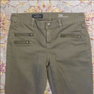 [J. Crew] NWOT Army Green Ankle Pants 💚